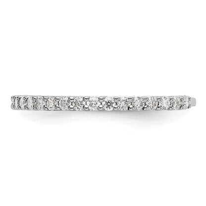 14K Weißgold Ring mit 0,375 ct. laborgezüchteten Diamanten, VS/SI+ G+