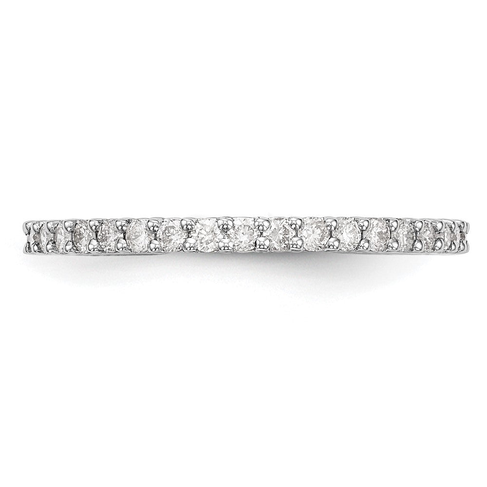 14K Weißgold Ring mit 0,375 ct. laborgezüchteten Diamanten, VS/SI+ G+