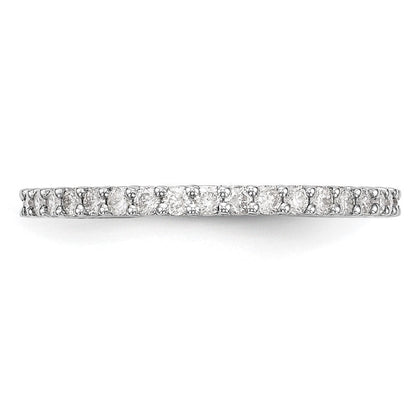 14K Weißgold Ring mit 0,375 ct. laborgezüchteten Diamanten, VS/SI+ G+