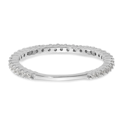14K Weißgold Ring mit 0,375 ct. laborgezüchteten Diamanten, VS/SI+ G+