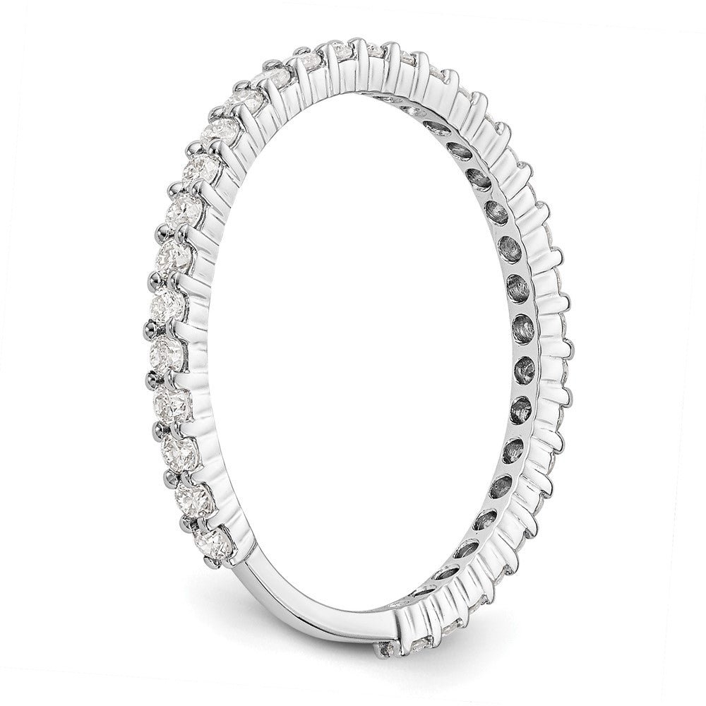 14K Weißgold Ring mit 0,375 ct. laborgezüchteten Diamanten, VS/SI+ G+