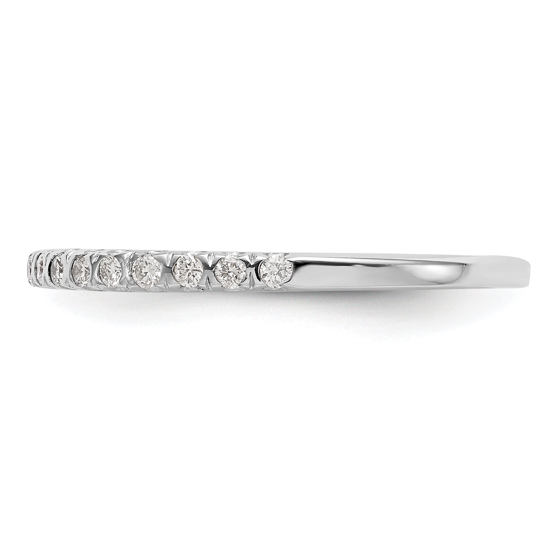 14K Weißgold Diamant Ring