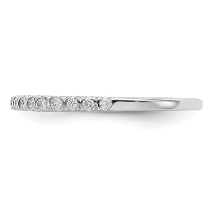 14K Weißgold Diamant Ring