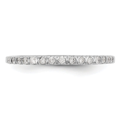 14K Weißgold Diamant Ring