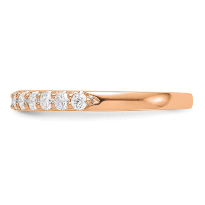 14K Roségold Ring mit echten Diamanten