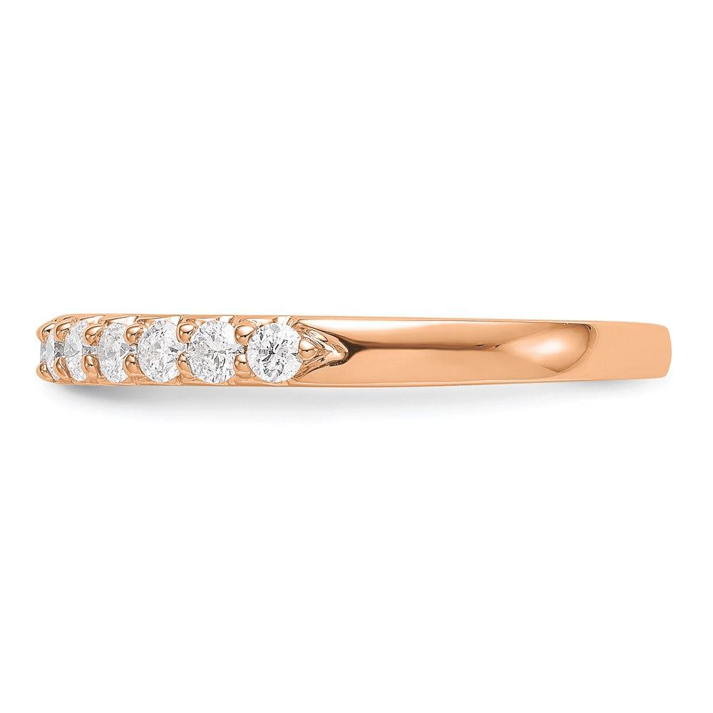 14K Roségold Ring mit echten Diamanten