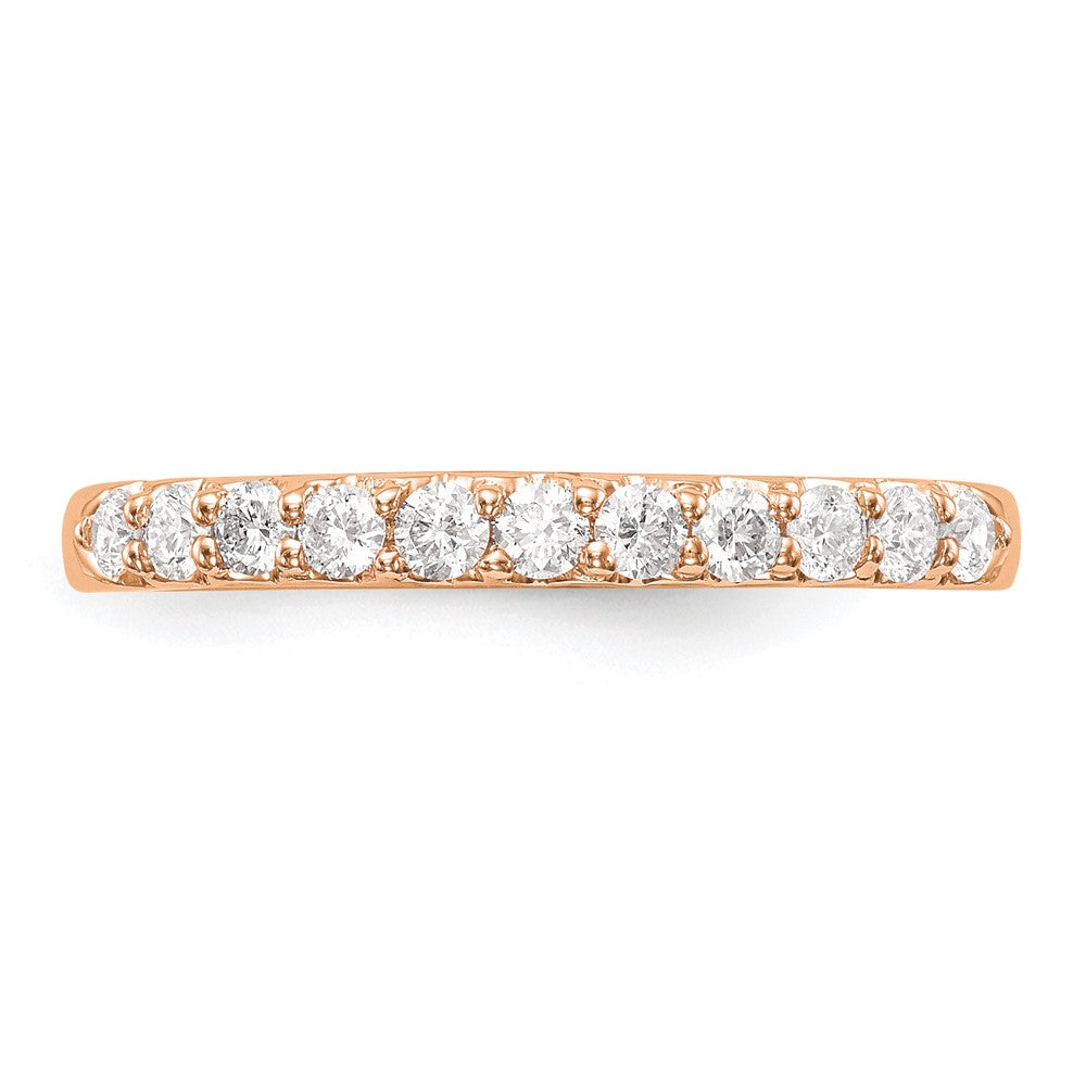 14K Roségold Ring mit 0,33 ct. im Labor gezüchteten Diamanten VS/SI+ G+