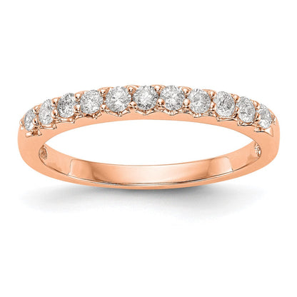 14K Roségold Ring mit 0,33 ct. im Labor gezüchteten Diamanten VS/SI+ G+