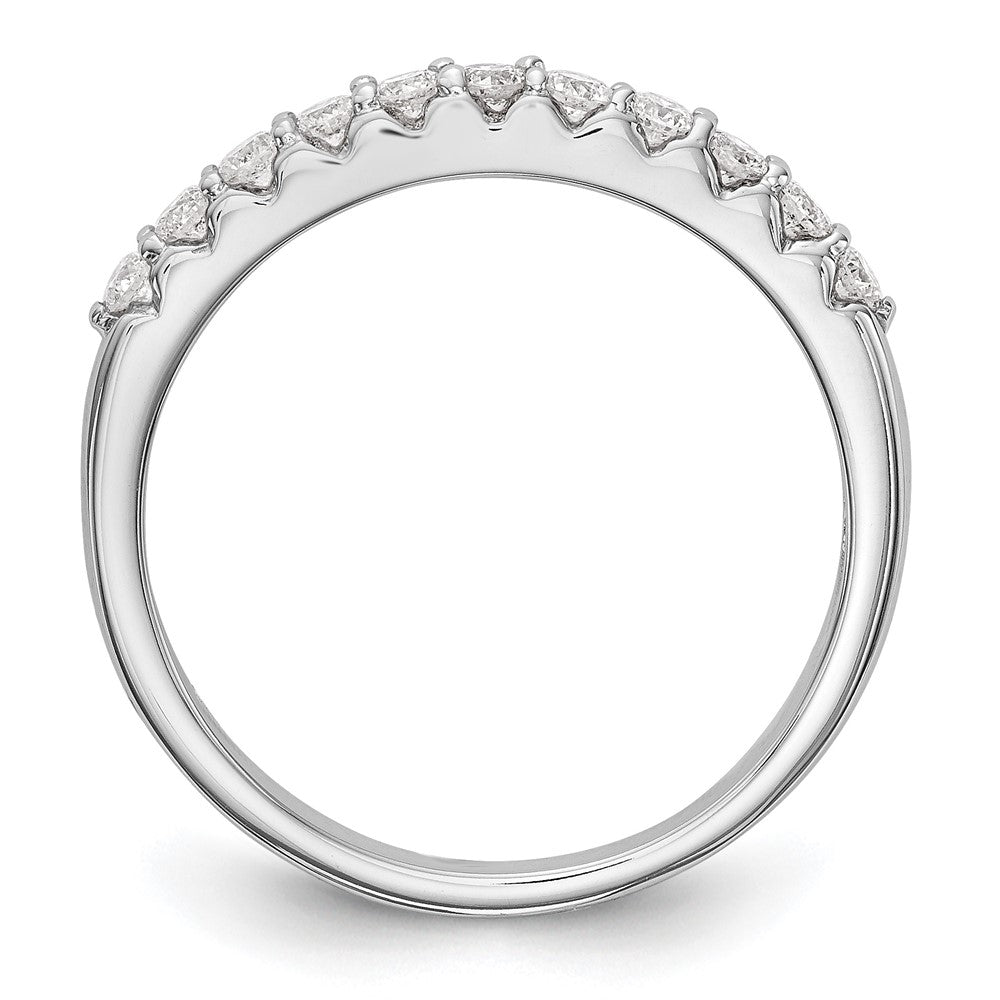 14K Weißgold Ring mit 0,33 ct. Labor-gezüchteten Diamanten VS/SI+ G+