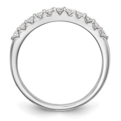 14K Weißgold Ring mit 0,33 ct. Labor-gezüchteten Diamanten VS/SI+ G+
