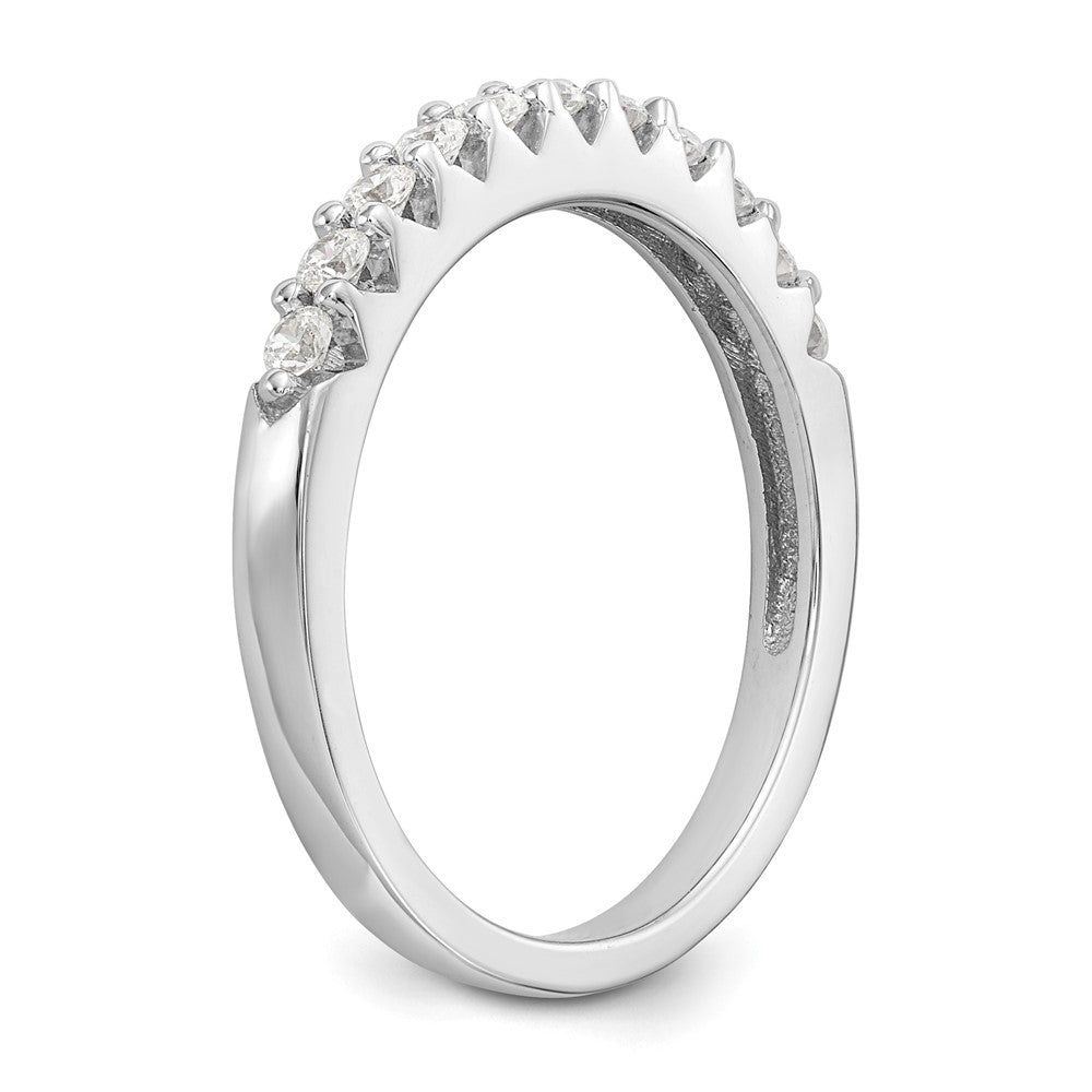 14K Weißgold Ring mit 0,33 ct. Labor-gezüchteten Diamanten VS/SI+ G+