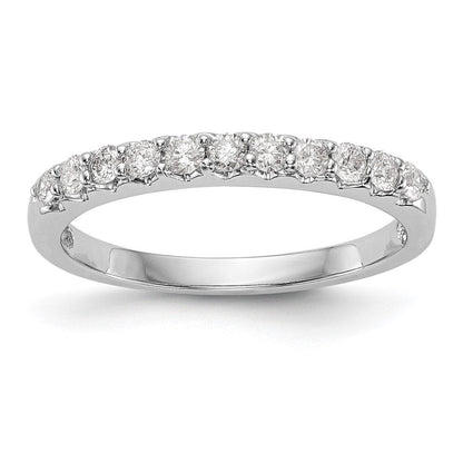 14K Weißgold Ring mit 0,33 ct. Labor-gezüchteten Diamanten VS/SI+ G+