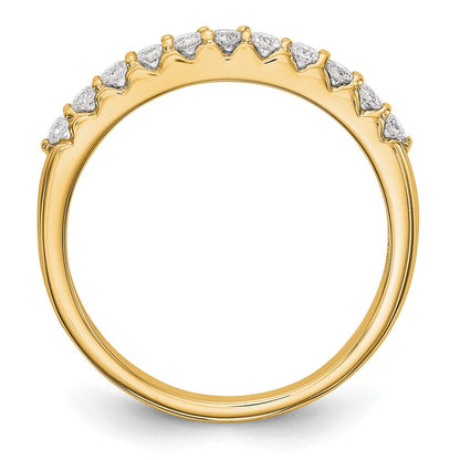14K Gelbgold Ring mit 0,33 ct. Labordiamant VS/SI+ G+