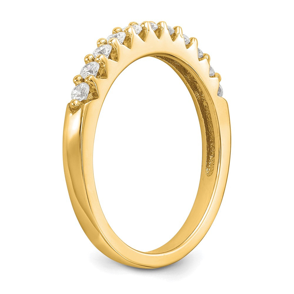14K Gelbgold Ring mit 0,33 ct. Labordiamant VS/SI+ G+
