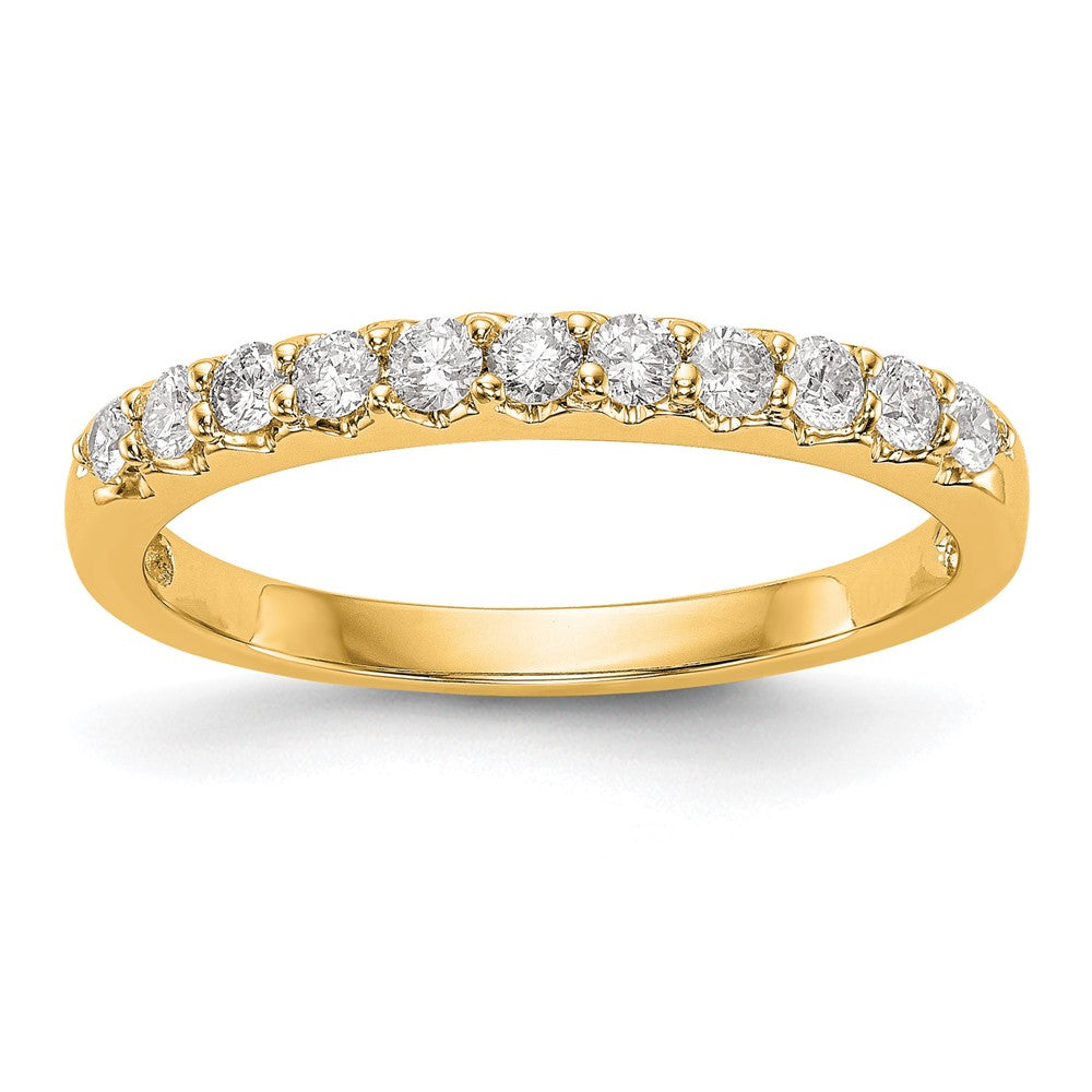 14K Gelbgold Ring mit 0,33 ct. Labordiamant VS/SI+ G+