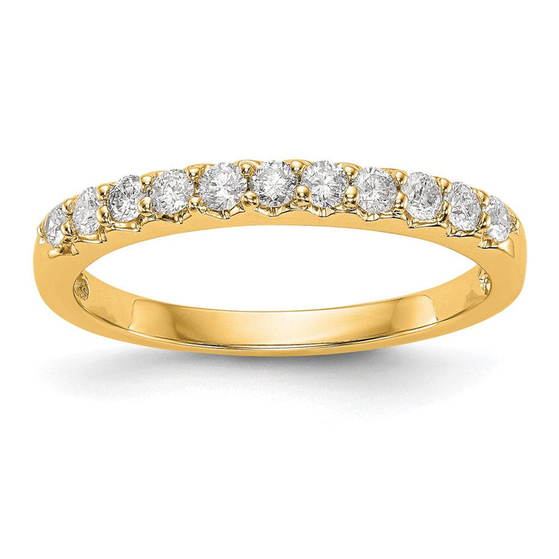 14K Gelbgold Ring mit 0,33 ct. Labordiamant VS/SI+ G+