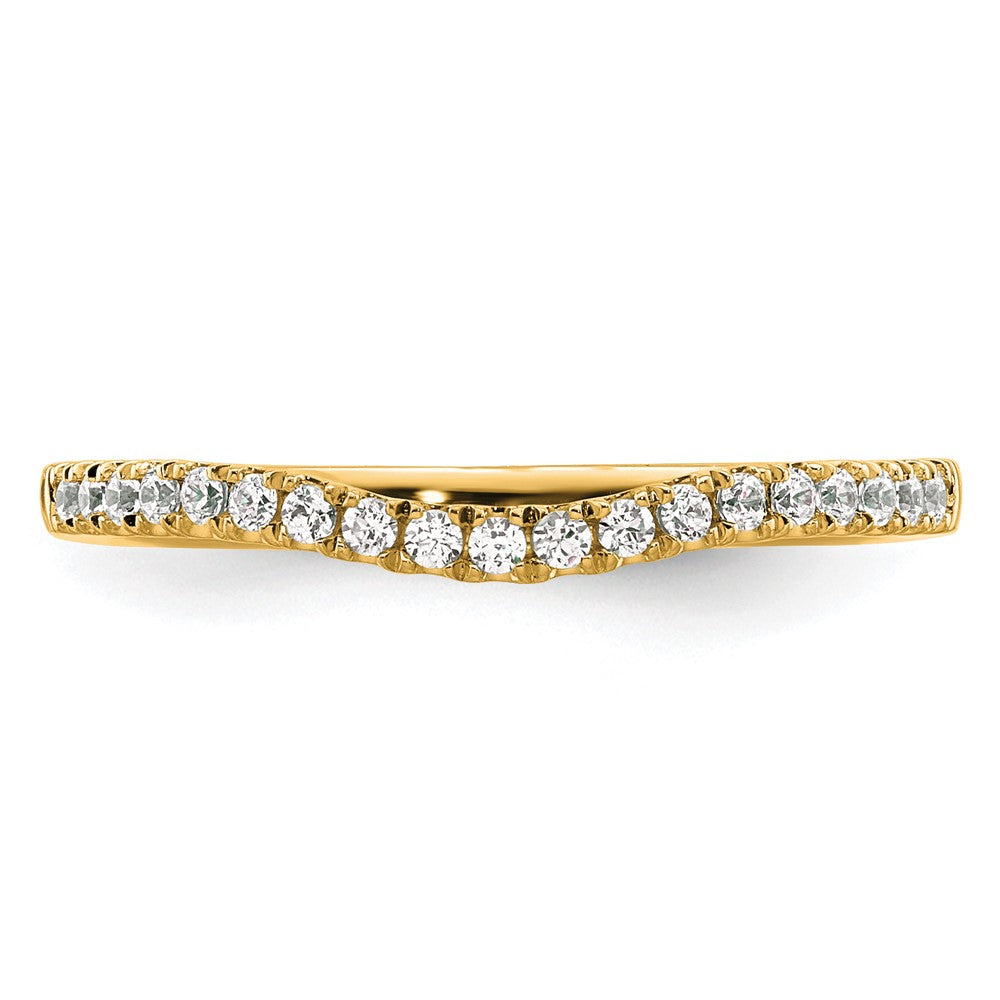 14K Gelbgold Ring mit echten Diamanten