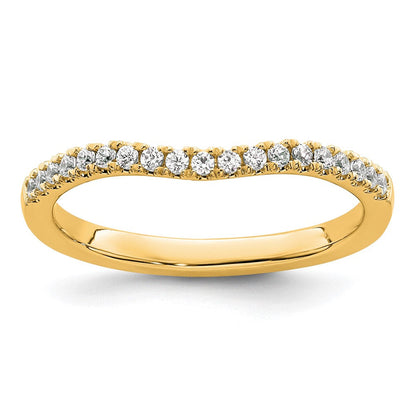 14K Gelbgold Ring mit echten Diamanten