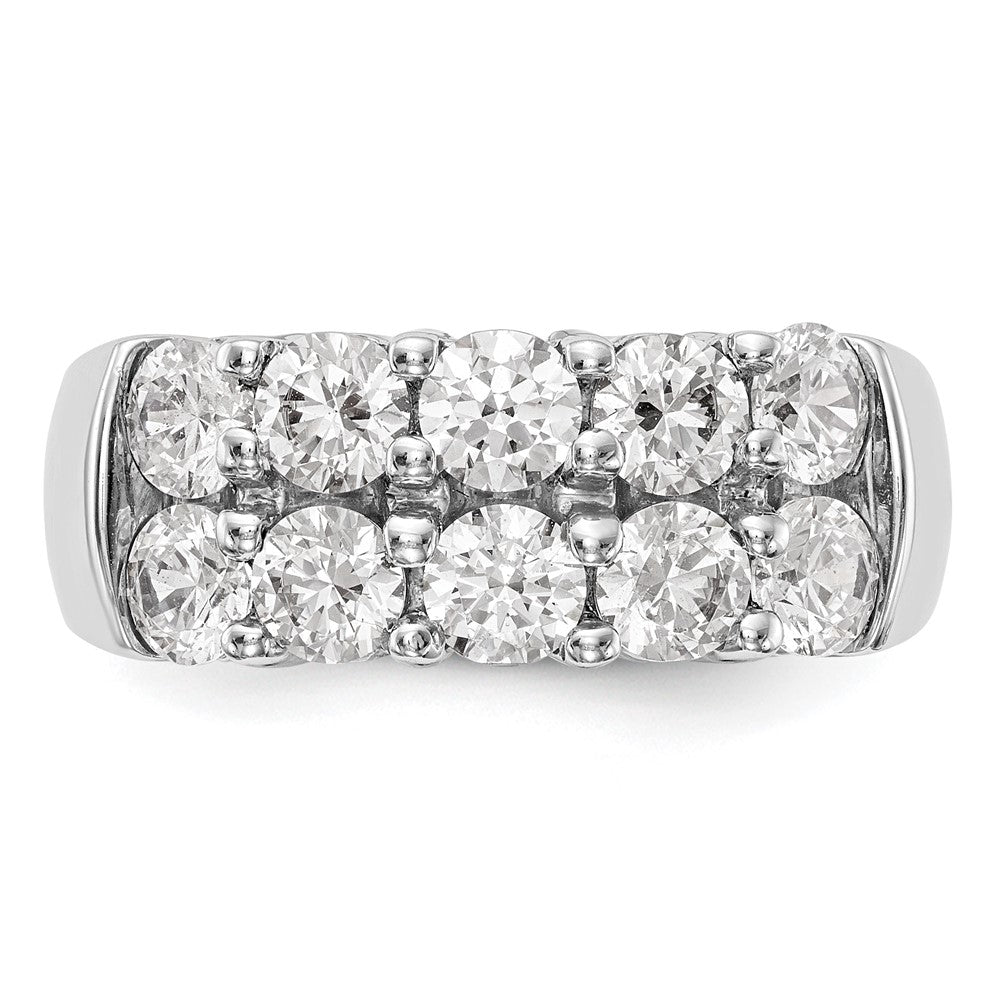 14K Weißgold Diamant Ring