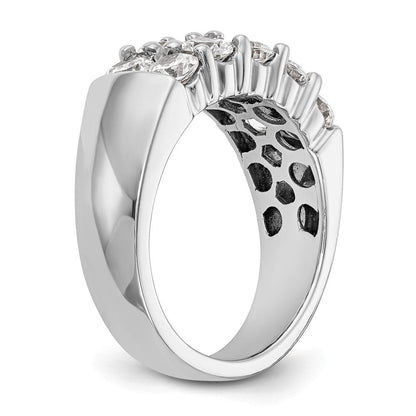 14K Weißgold Diamant Ring
