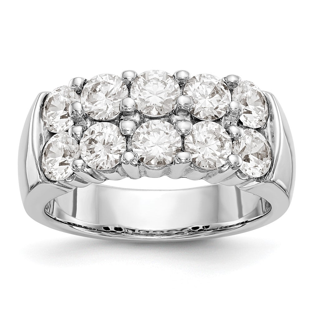 14K Weißgold Diamant Ring