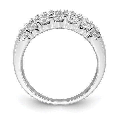 14K Weißgold Ring mit 2,5 ct. im Labor gezüchteten Diamanten, VS/SI, Fashion-Design