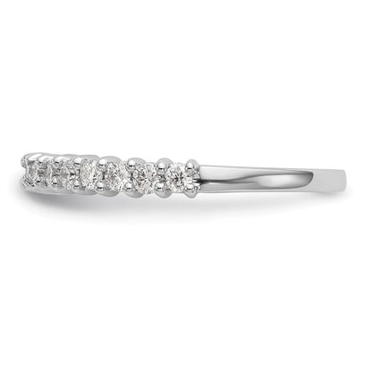 14K Weißgold Ehering mit natürlichen Diamanten