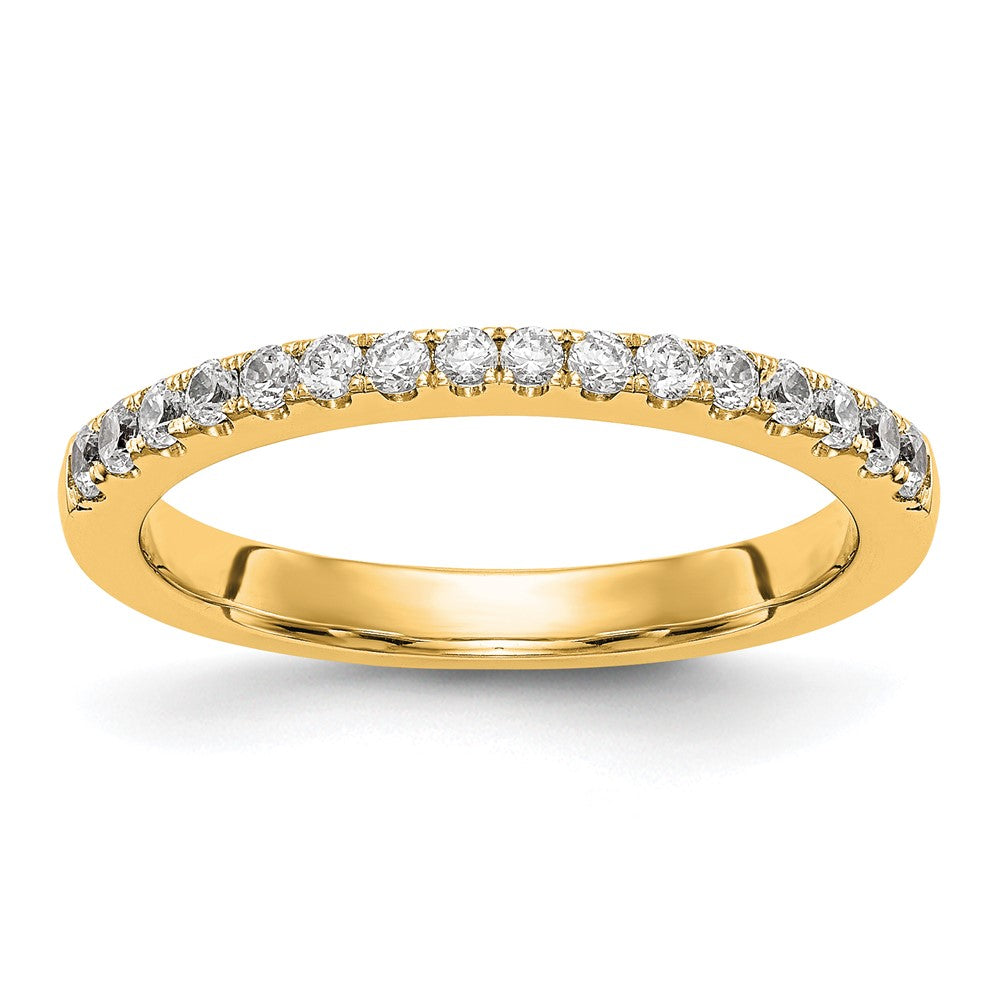 14K Gelbgold Ring mit echten Diamanten