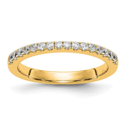 14K Gelbgold Ring mit echten Diamanten