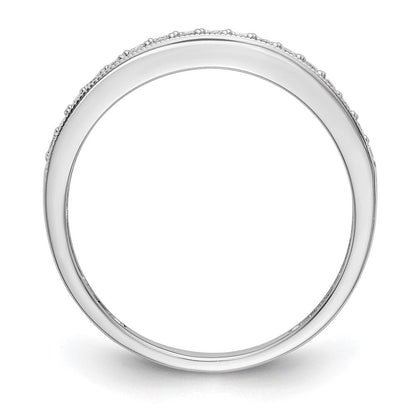 14K Weißgold Ehering mit 0,17 ct. laborgezüchtetem Diamanten VS/SI+ G+