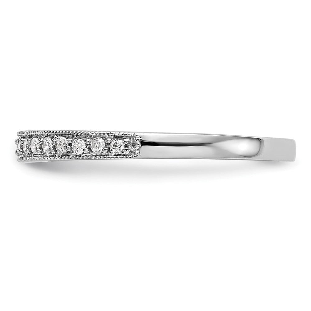 14K Weißgold Ehering mit 0,17 ct. laborgezüchtetem Diamanten VS/SI+ G+