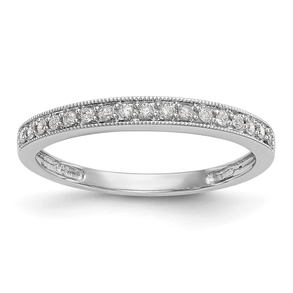 14K Weißgold Ehering mit 0,17 ct. laborgezüchtetem Diamanten VS/SI+ G+