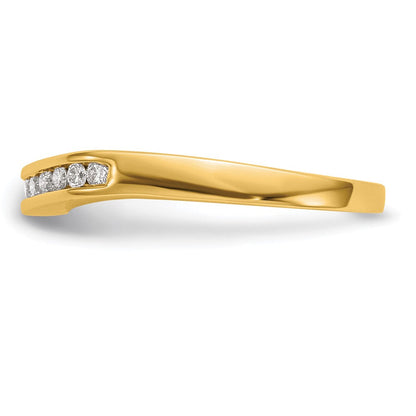 18K Gelbgold Ring mit echten Diamanten