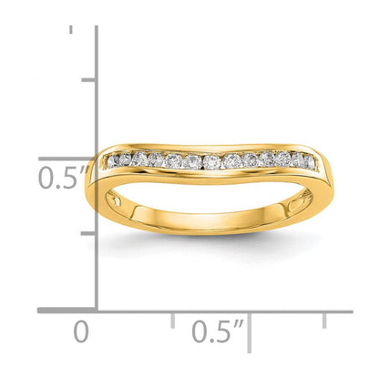 18K Gelbgold Ring mit echten Diamanten