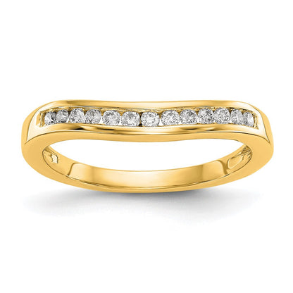 18K Gelbgold Ring mit echten Diamanten