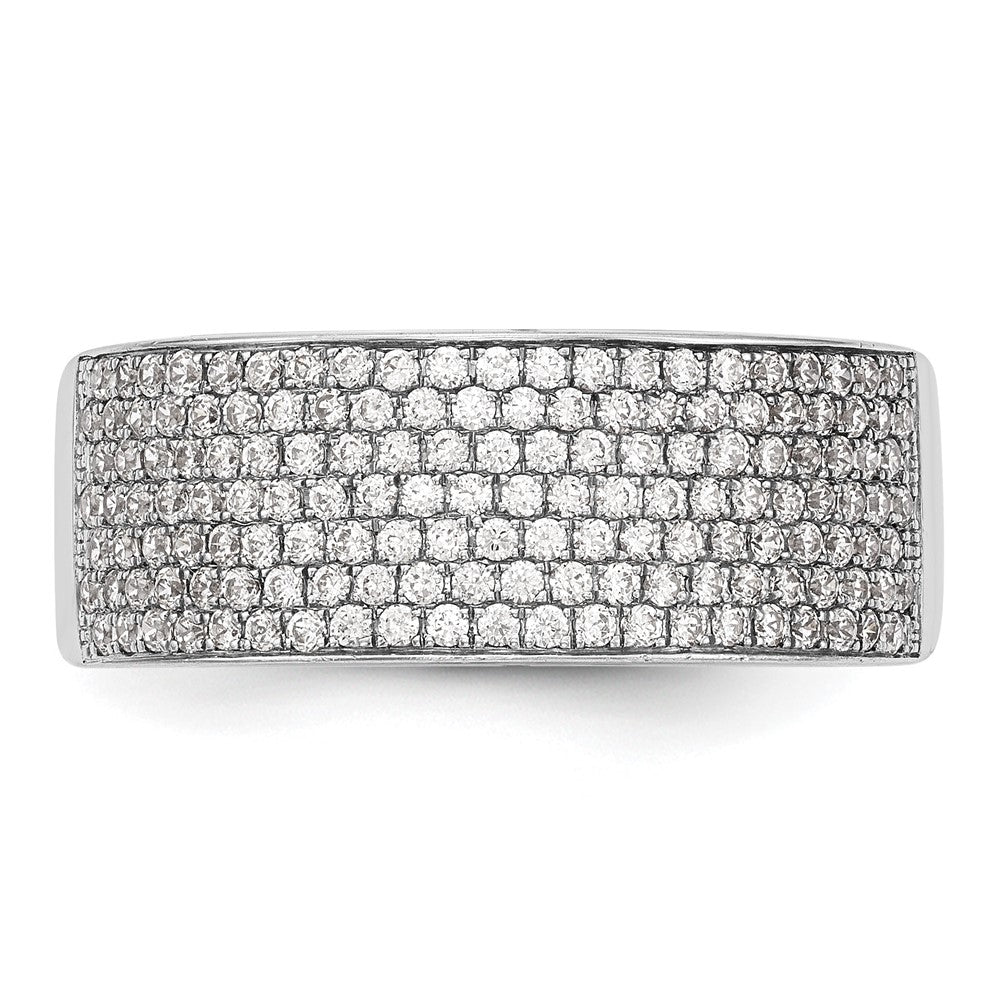 Platin Mikro Pavé Diamant Ring