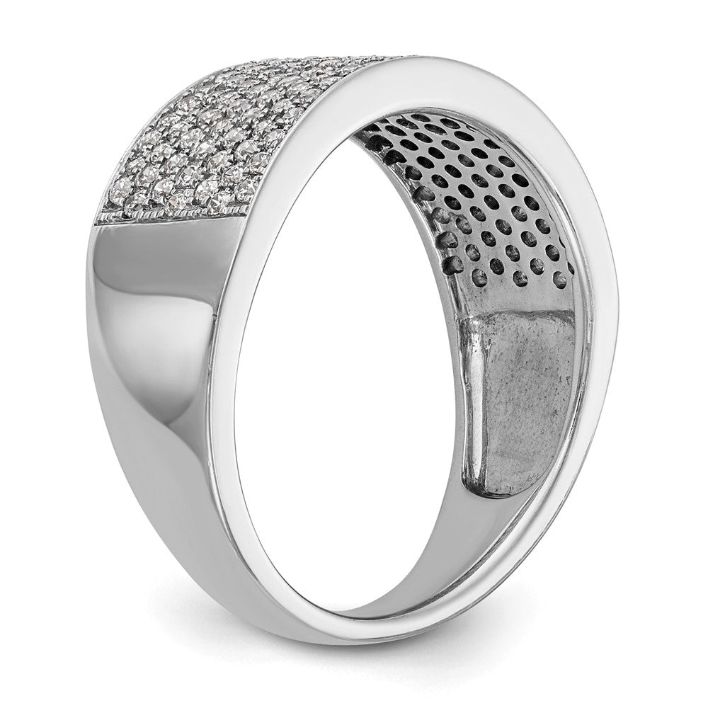 Platin Mikro Pavé Diamant Ring