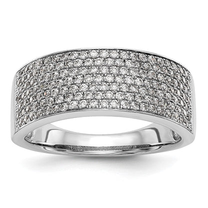 Platin Mikro Pavé Diamant Ring