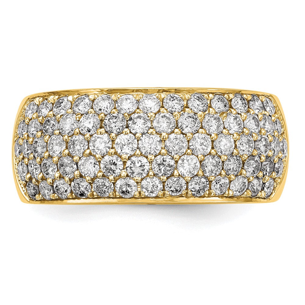 True Origin 14K Gelbgold 1 5/8 Karat Im Labor Gezüchtet Diamant Vs+ F+ Komplett Ehering Ring