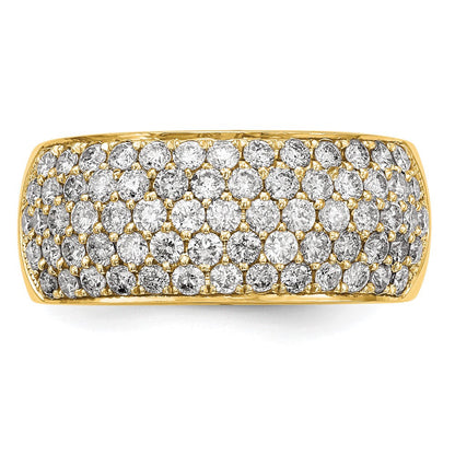 True Origin 14K Gelbgold 1 5/8 Karat Im Labor Gezüchtet Diamant Vs+ F+ Komplett Ehering Ring