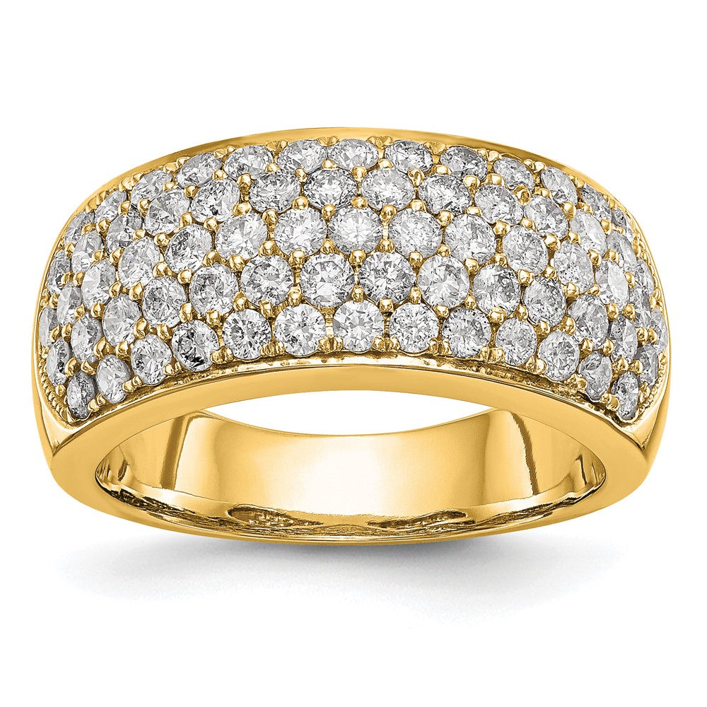 True Origin 14K Gelbgold 1 5/8 Karat Im Labor Gezüchtet Diamant Vs+ F+ Komplett Ehering Ring
