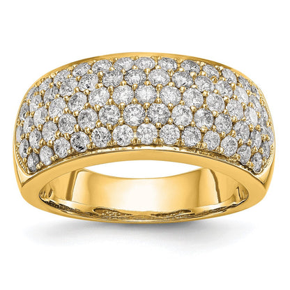 True Origin 14K Gelbgold 1 5/8 Karat Im Labor Gezüchtet Diamant Vs+ F+ Komplett Ehering Ring