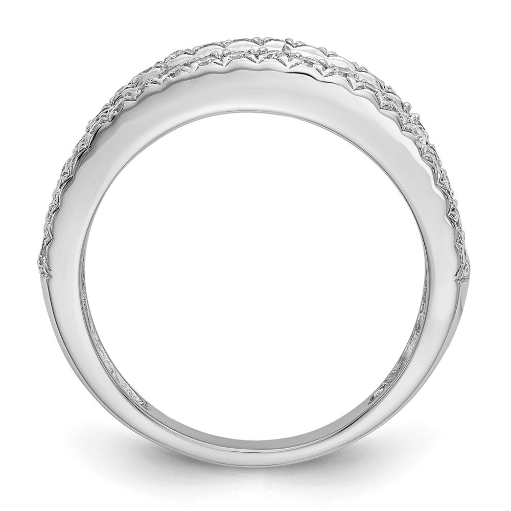 14K Weißgold Fashion-Ring mit 1,5 ct. im Labor gezüchteten Diamanten, VS/SI+ G+