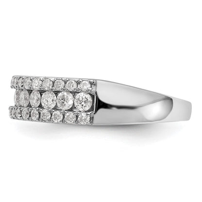 14K Weißgold Fashion-Ring mit 0,625 ct. im Labor gezüchteten Diamanten, VS/SI+ G+