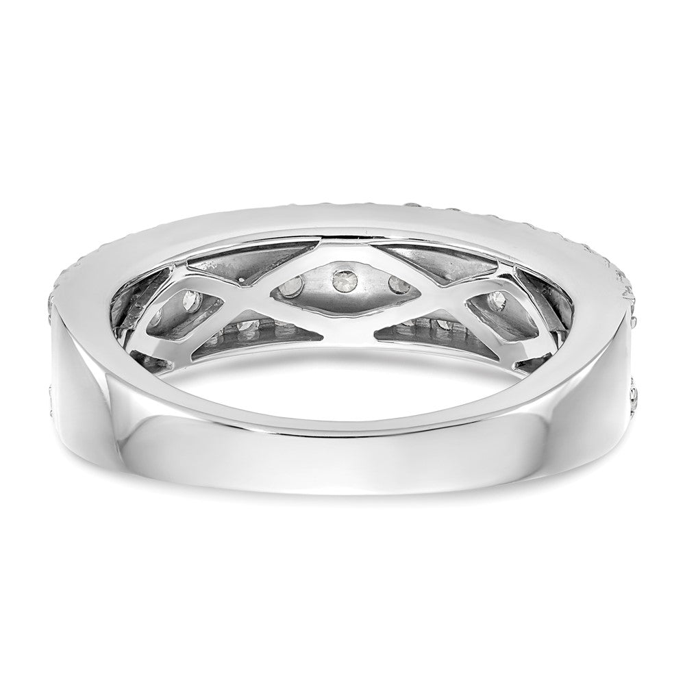 14K Weißgold Fashion-Ring mit 0,625 ct. im Labor gezüchteten Diamanten, VS/SI+ G+