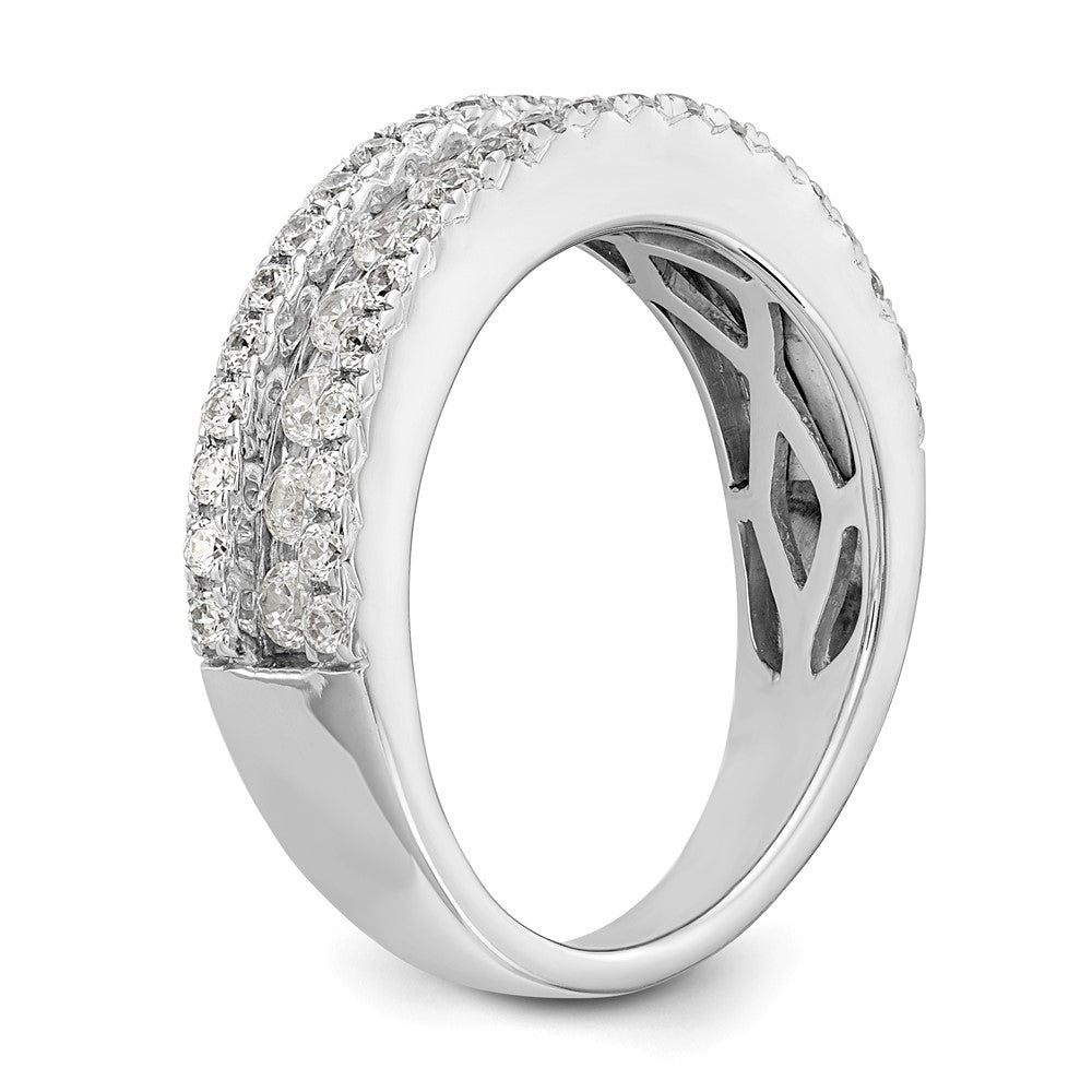 14K Weißgold Fashion-Ring mit 0,625 ct. im Labor gezüchteten Diamanten, VS/SI+ G+