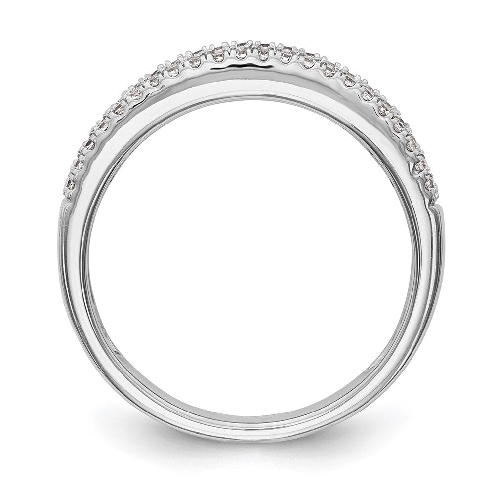 14K Weißgold Ring mit 1 ct. im Labor gezüchteten Diamanten, VS/SI+ G+