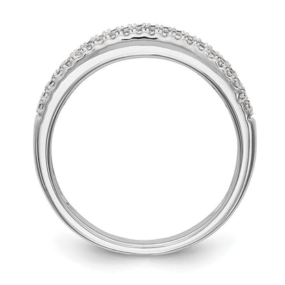 14K Weißgold Ring mit 1 ct. im Labor gezüchteten Diamanten, VS/SI+ G+