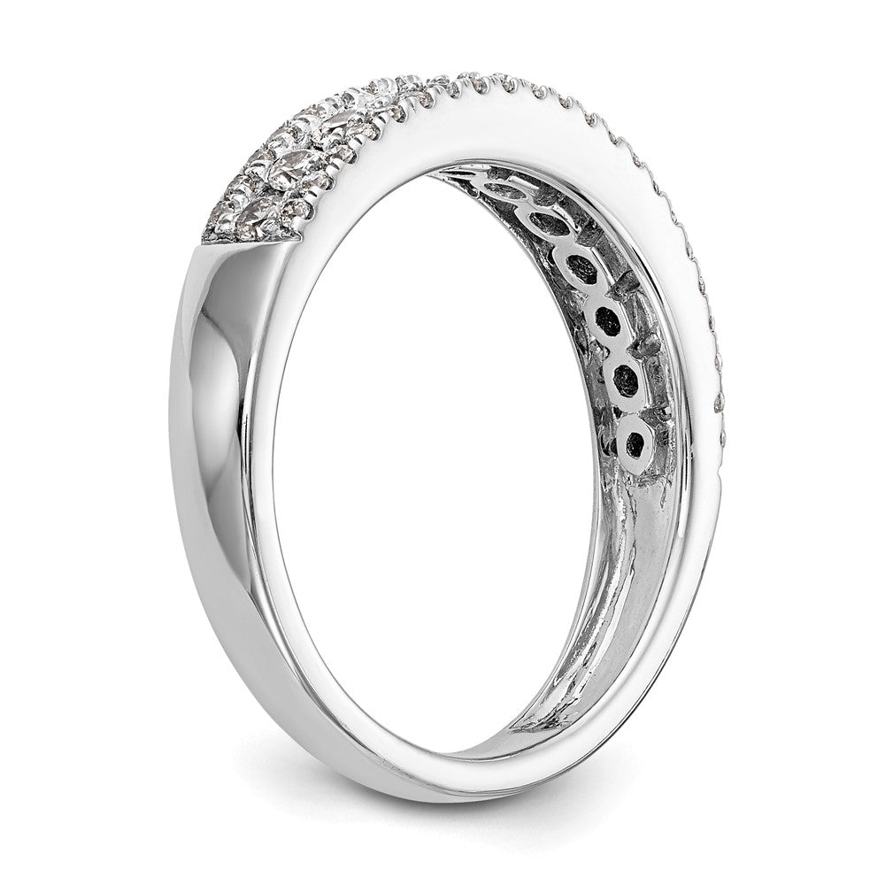 14K Weißgold Ring mit 1 ct. im Labor gezüchteten Diamanten, VS/SI+ G+