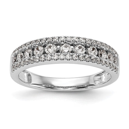 14K Weißgold Ring mit 1 ct. im Labor gezüchteten Diamanten, VS/SI+ G+